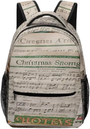 Small Backpacks Personalized Carol Printing Travel Bag Lightweight Travel Backpack For Women Men