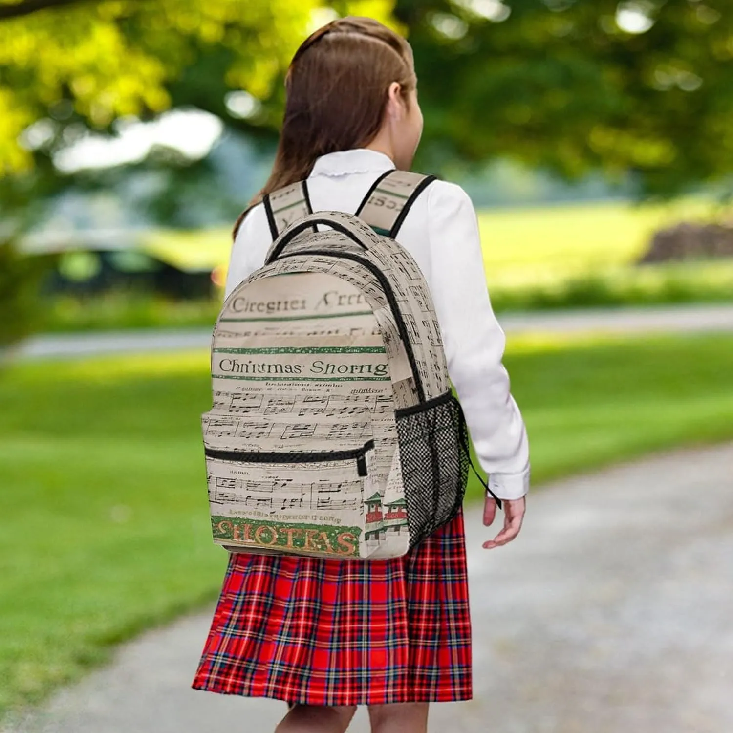 Small Backpacks Personalized Carol Printing Travel Bag Lightweight Travel Backpack For Women Men