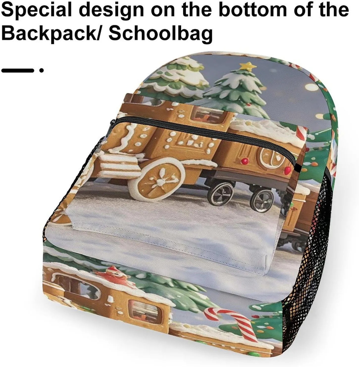 Small Backpacks Personalized Train Scale Model Printing Travel Bag Lightweight Travel Backpack For Women Men