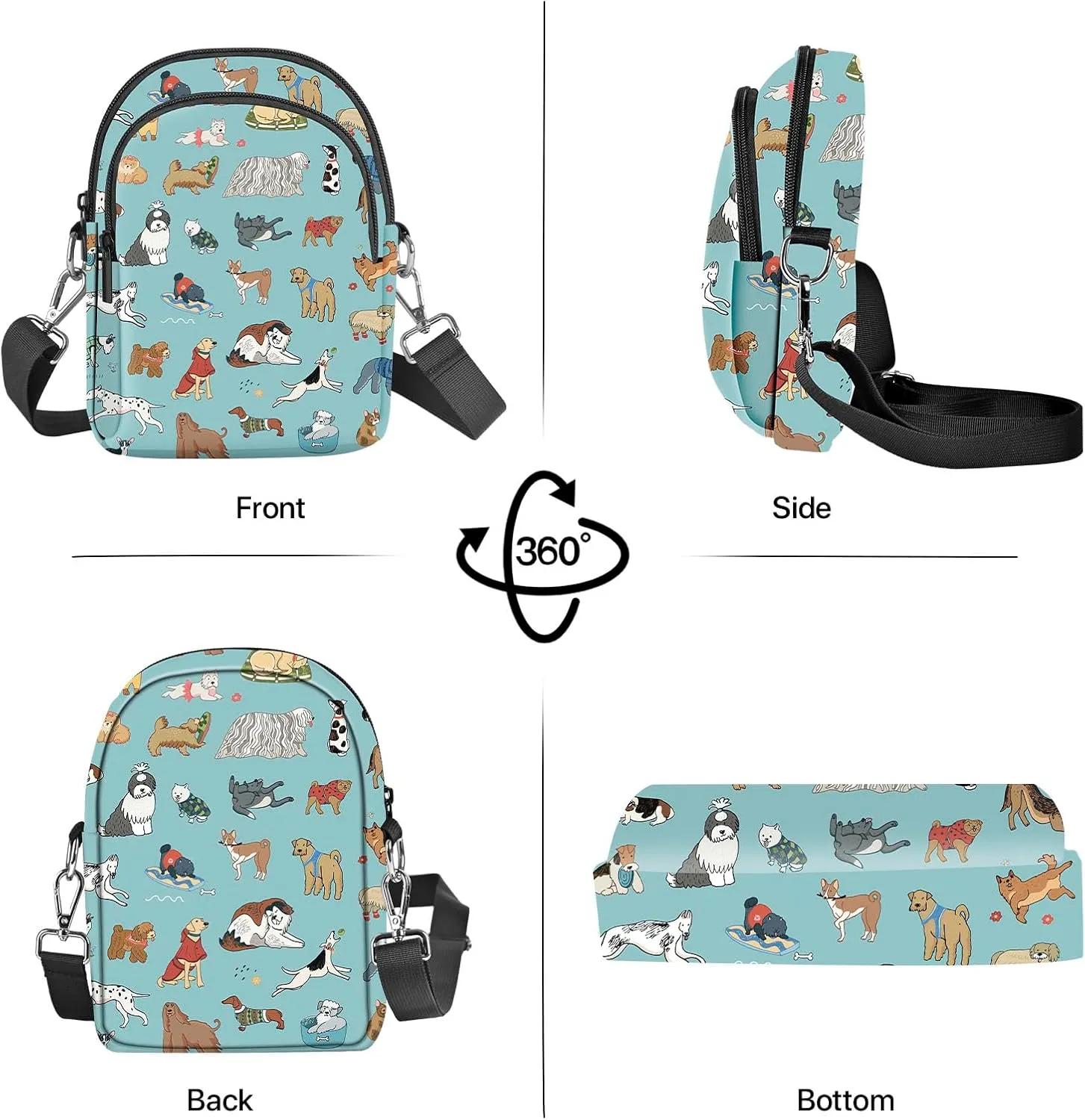 Small Crossbody Bag for Women Cell Phone Purse with Adjustable Strap Shoulder Purse Travel Wallet Bag