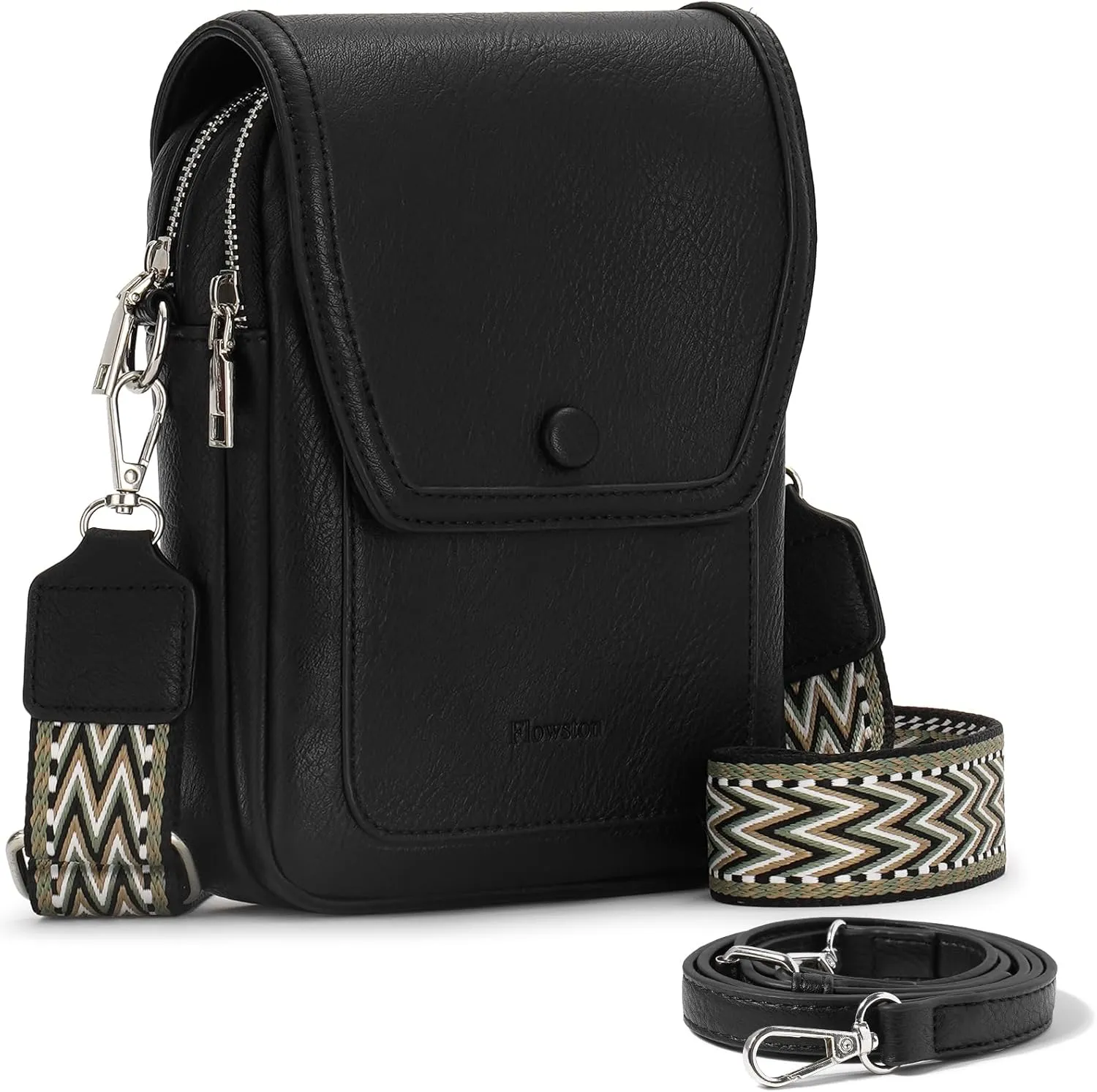 Small Crossbody Bags for Women Phone Wallet Purse PU Leather Women Purses and Handbags With Two Adjustable Strap