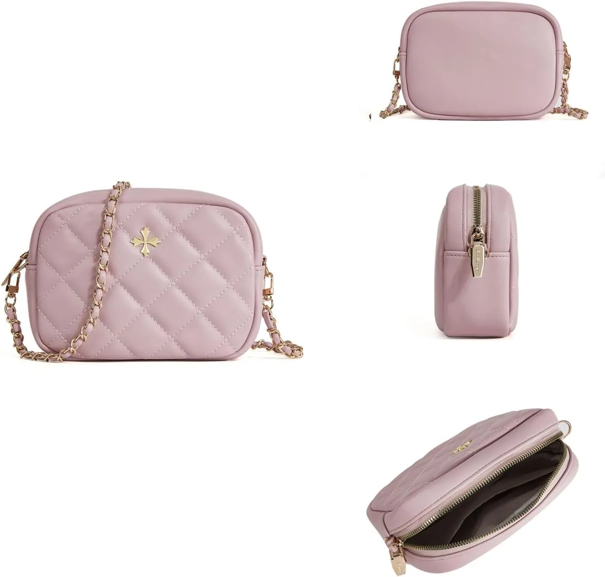 Small Crossbody Bags for Women Satchel Camera Bag Camera Pouch Pu Leather Trendy Purse with Adjustable Strap