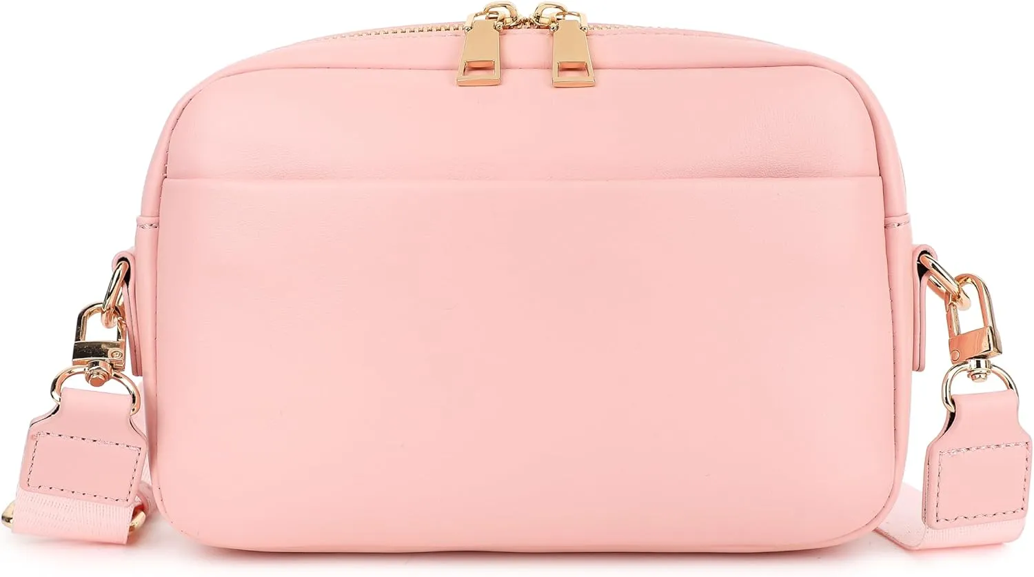 Small Crossbody Bags for Women Vegan Leather Cell phone Purses Mini Shoulder Handbags with Wide Strap