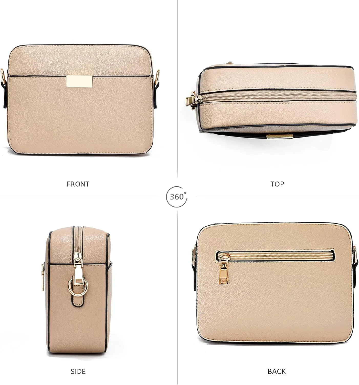 Small Crossbody Bags for Women Vegan Leather Purses Women's Shoulder Handbags Wallet Satchel Cross Body Purse
