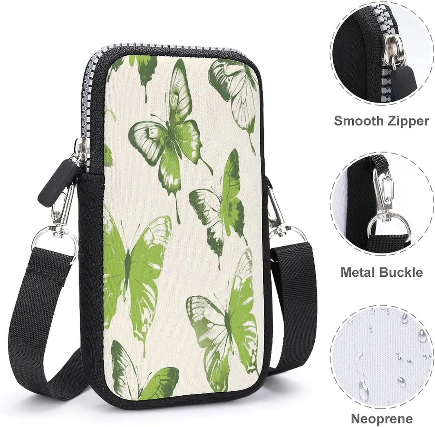 Small Crossbody Cell Phone Purse for Women, Printed Small Phone Bag with Adjustable Strap Best Gift for Women