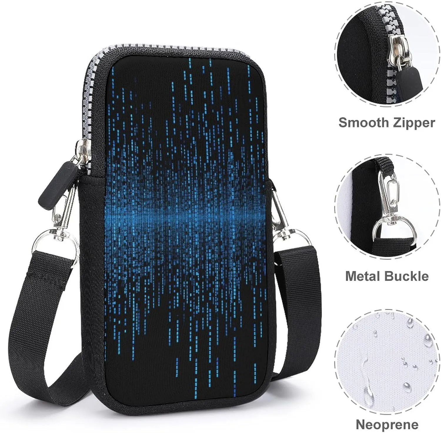 Small Crossbody Cell Phone Purse for Women, Printed Small Phone Bag with Adjustable Strap Best Gift for Women