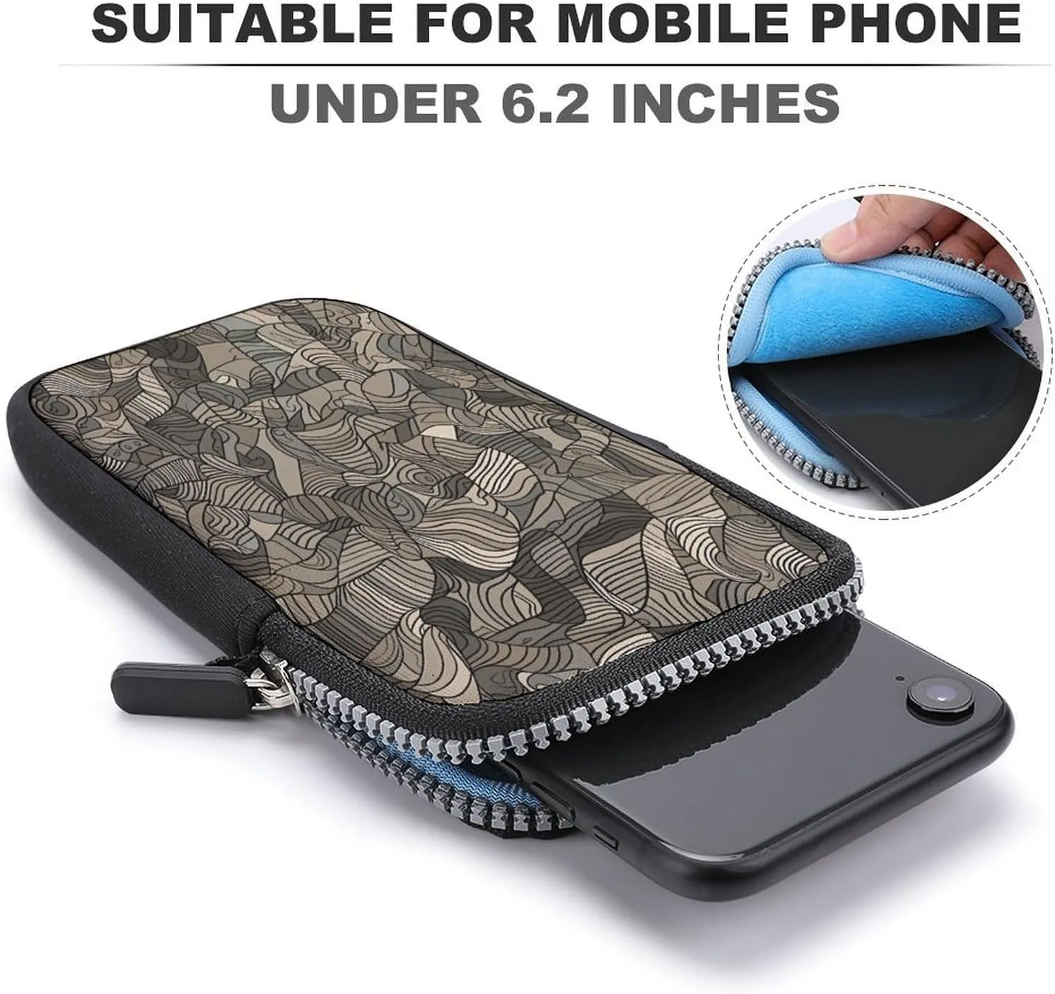 Small Crossbody Cell Phone Purse for Women, Printed Small Phone Bag with Adjustable Strap Best Gift for Women