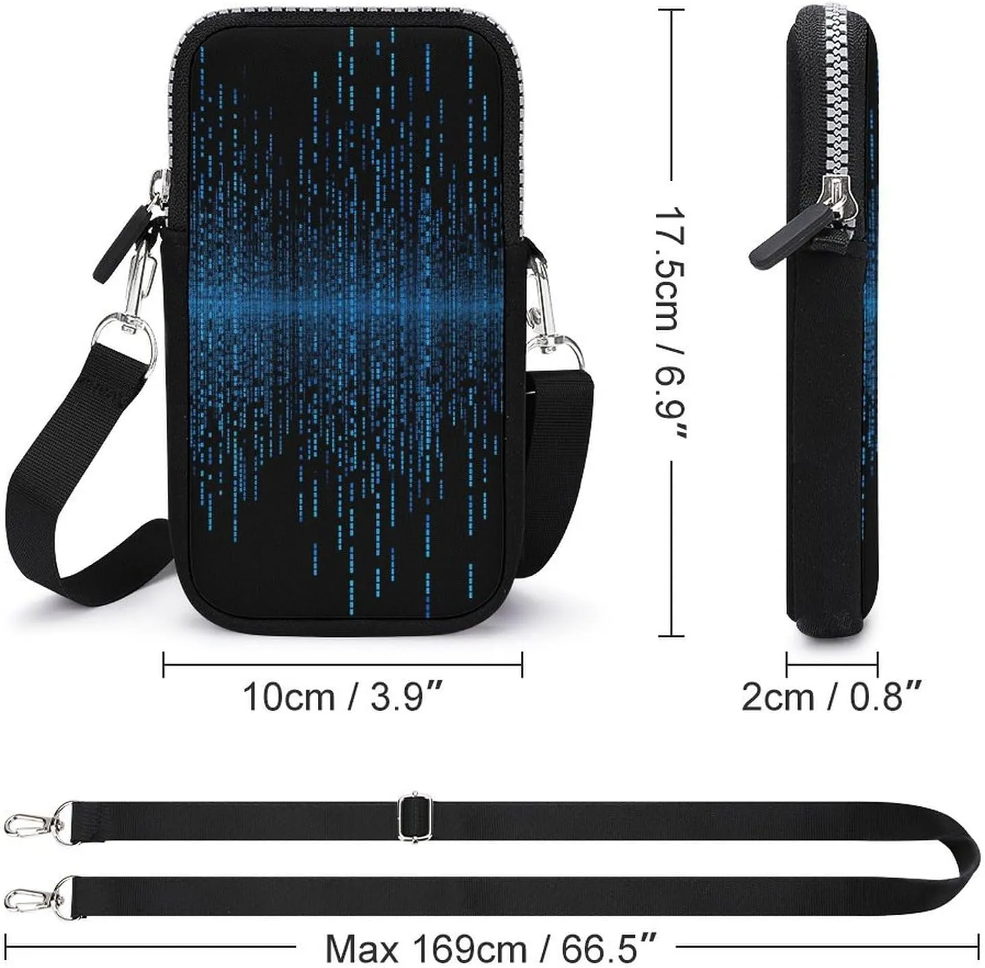 Small Crossbody Cell Phone Purse for Women, Printed Small Phone Bag with Adjustable Strap Best Gift for Women