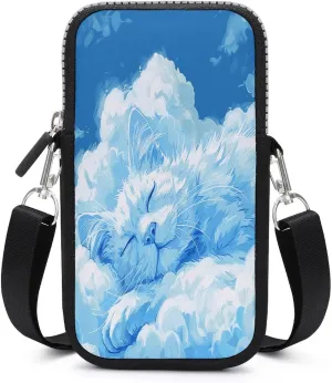 Small Crossbody Cell Phone Purse for Women, Printed Small Phone Bag with Adjustable Strap Best Gift for Women