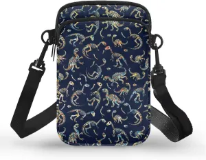 Small Crossbody Cell Phone Purse, Lightweight Mini Messenger Shoulder Handbag Wallet with Adjustable Strap