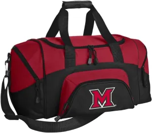 SMALL Miami RedHawks Travel Bag Miami University Gym Bag