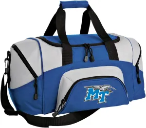 SMALL Middle Tennessee Travel Bag MTSU Gym Workout Bag or Small Carryon Duffle