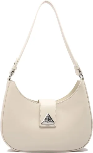 Small Shoulder Purse for Women - Mini Leather Shoulder Bag Little Tote Bag Trendy Hobo Bag with Zipper