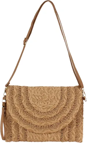 Small Summer Beach Bags Straw Clutch Purses for Women Woven Purse Womens Handbag Cute Straw Shoulder Bag