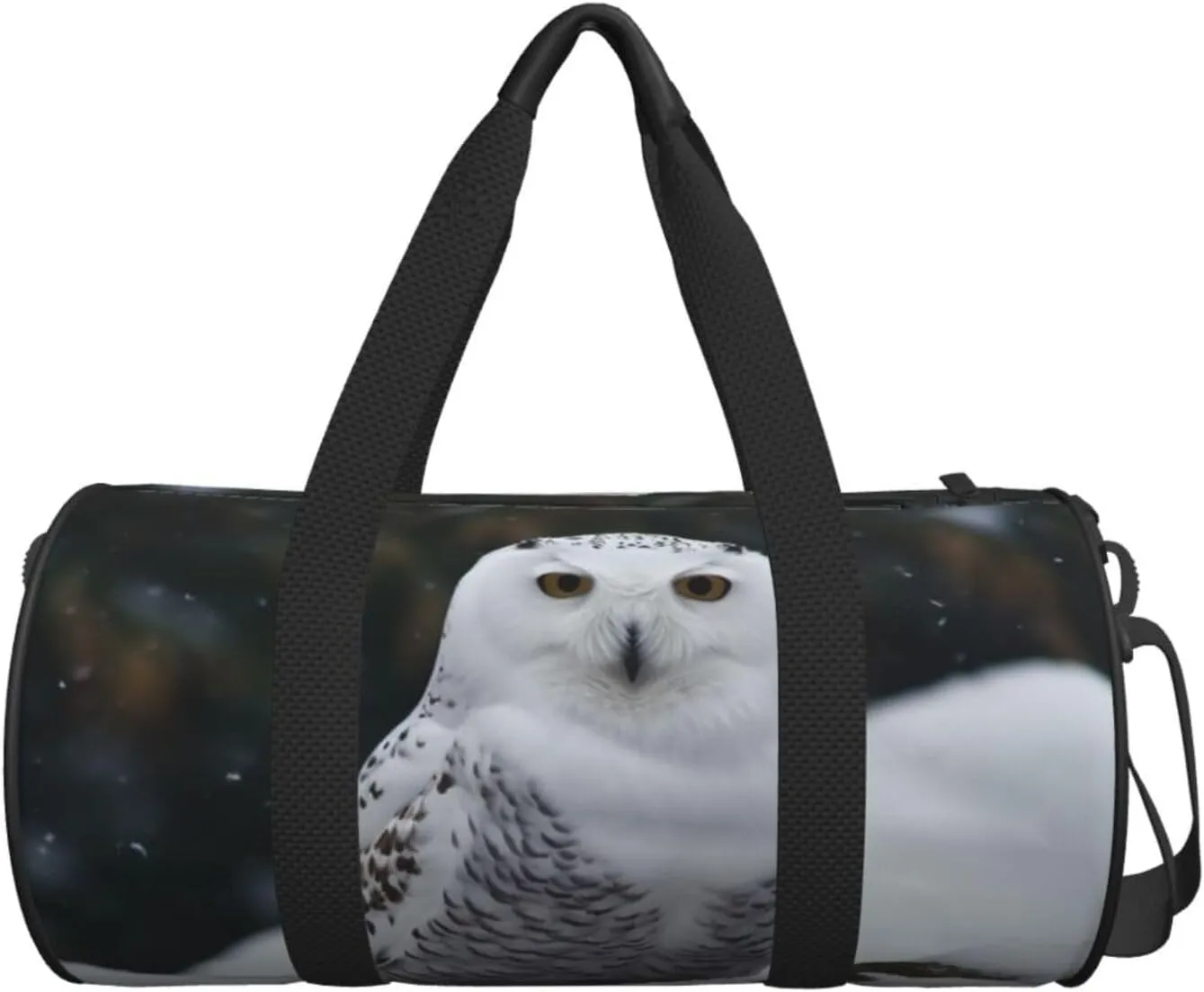 Snow Owl Travel Duffle Bag for Men Women Sport Gym Bag Foldable Weekender Bag Carry on Overnight Bag for Travel Swimming Basketball