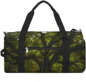 South Carolina Angel Oak Tree Gym Bag for Women Men Lightweight Duffel Bag Travel Tote Bag Sports Bag with Shoulder Strap