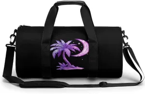 South Carolina State Flag Tree And Moon Gym Bag Lightweight Duffel Bag Workout Bag Overnight Backpack Travel Bags for Men Women