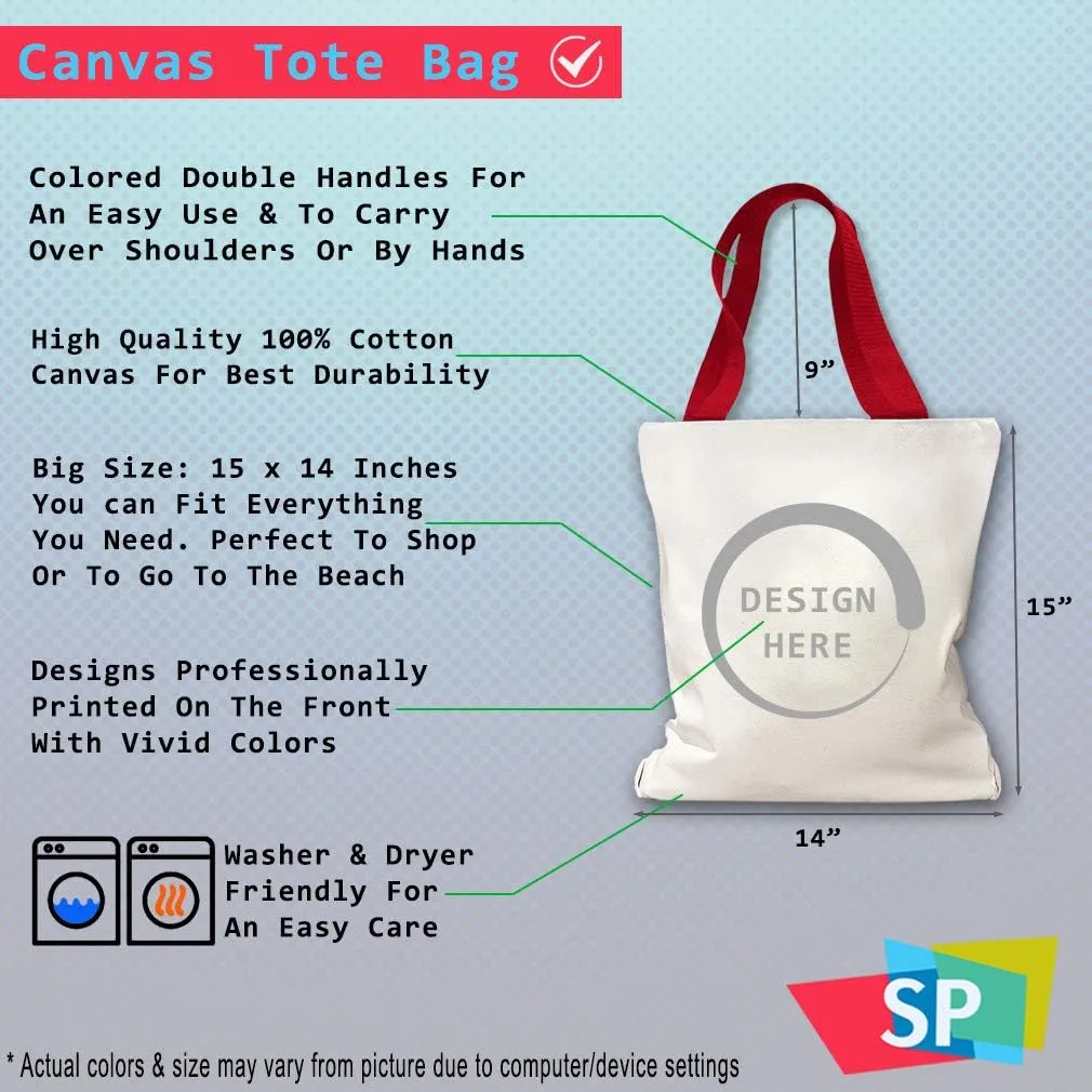 Speedy Pros Canvas Tote Bag for Women Bakers Going to Bake Hobbies Baking Beach Bags for Women