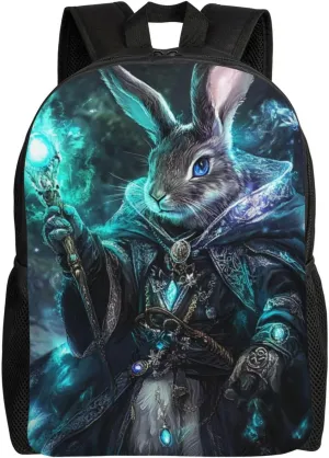 Spell Rabbit Backpack Waterproof Anti Theft Durable Light Laptop Bag Backpacks For Women Men Travel Gym Backpack