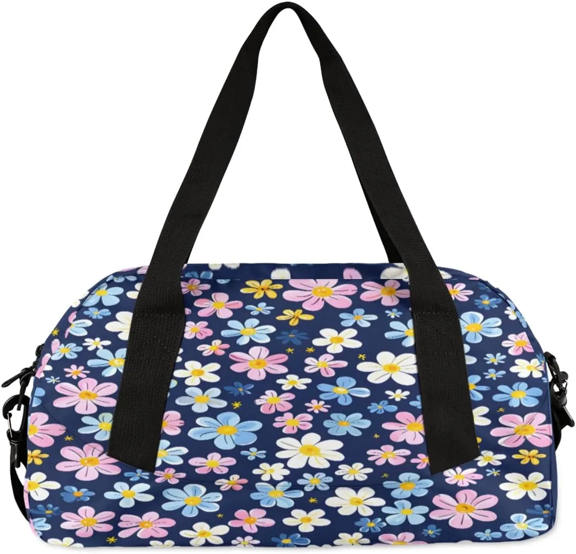 Sport Duffel Bag Beautiful Floral Kids Gym Bag Weekender Overnight Bags for Boys Girls Teens Carry On Workout Travel Bag