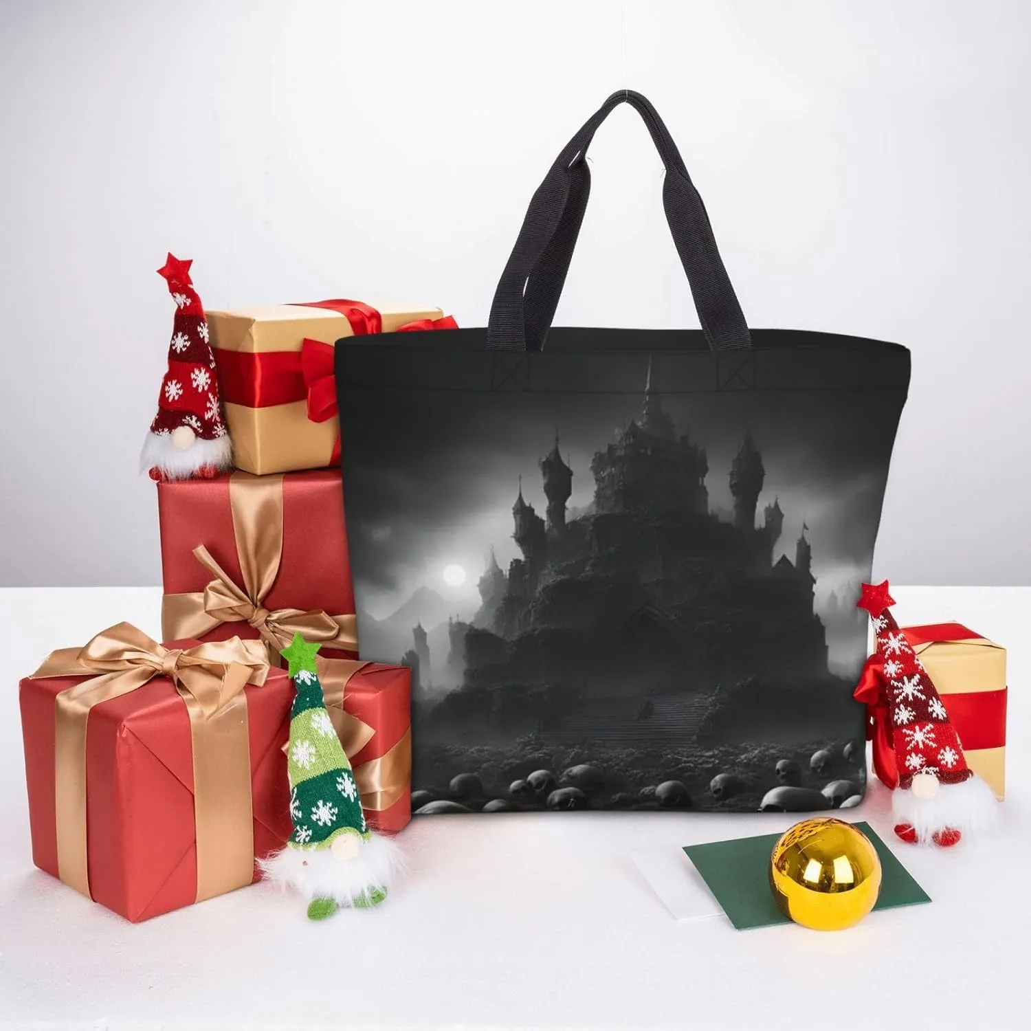 SSIMOO Flowers Colorful Butterfly 1 Stylish Zipper Shopping Bags,Shoulder Bag,The Perfect Blend Of Style And Convenience
