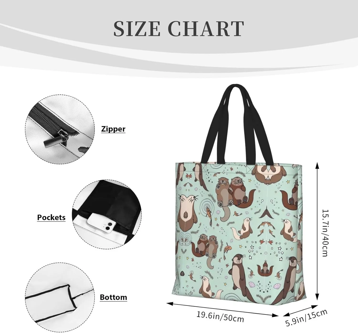 SSIMOO Game Controller Stylish Zipper Shopping Bags,Shoulder Bag,The Perfect Blend Of Style And Convenience