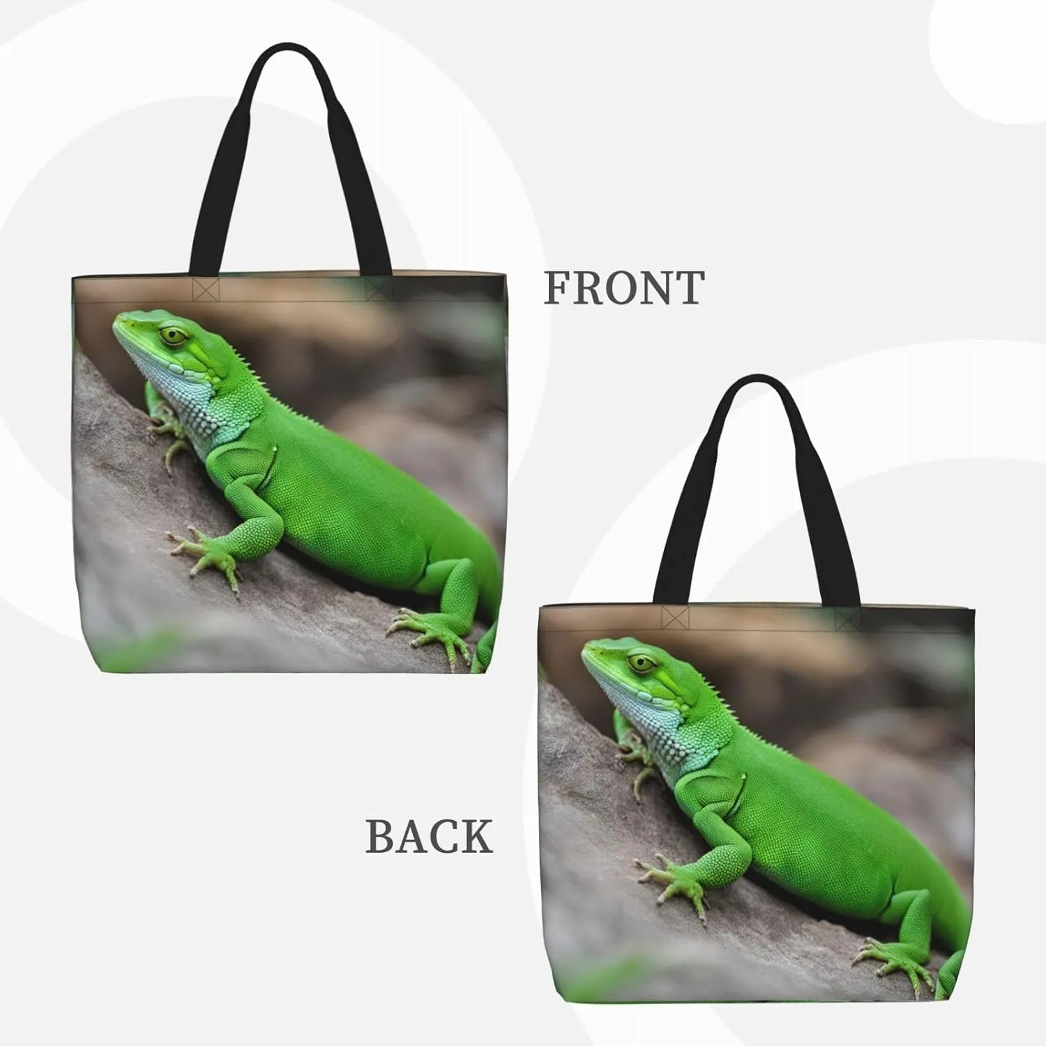 SSIMOO Mallard Ducks Trendy Fashion Shopping Bags,Zippered Convenience Bag,Shopping Tote And Shoulder Bag