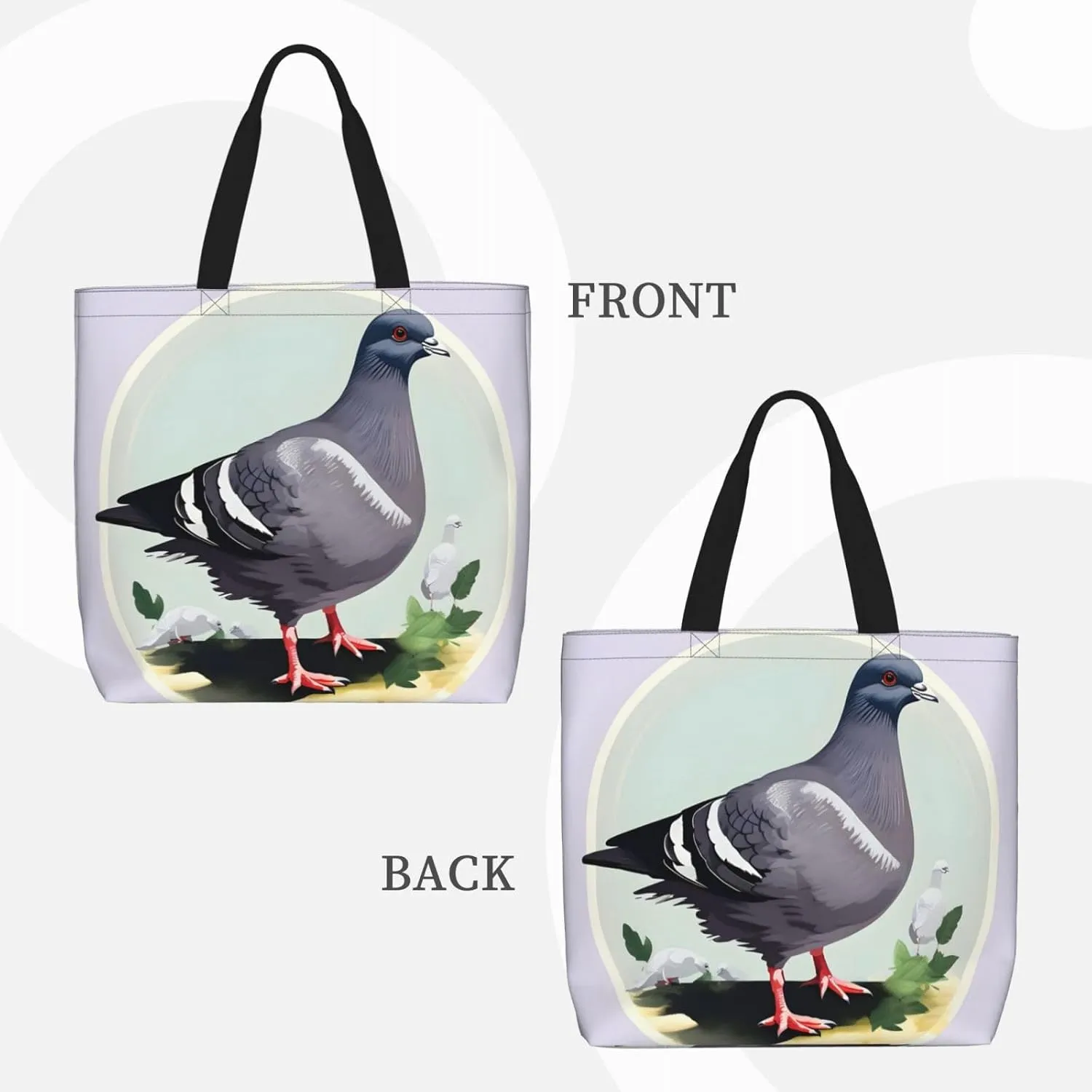 SSIMOO One Purple Plum Butterfly Trendy Fashion Shopping Bags,Zippered Convenience Bag,Shopping Tote And Shoulder Bag