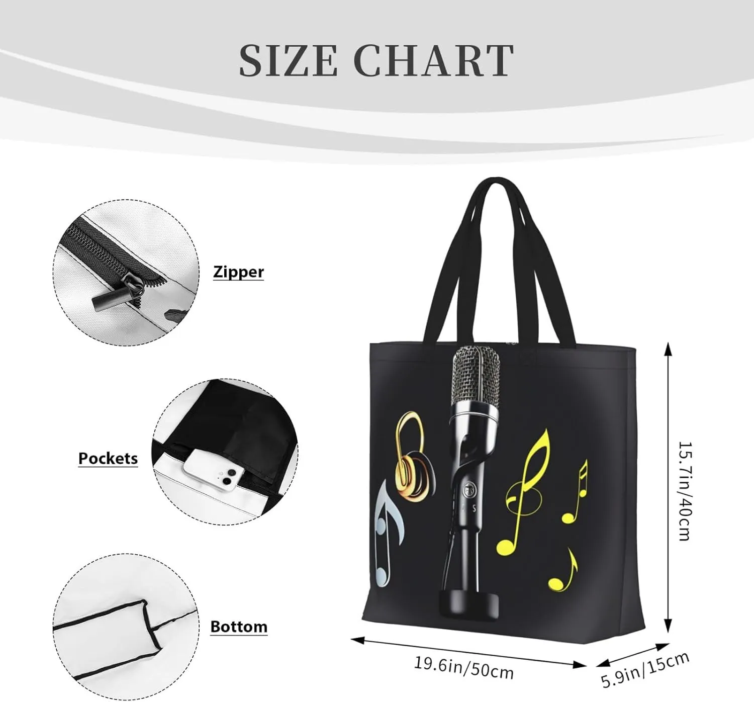 SSIMOO One Purple Plum Butterfly Trendy Fashion Shopping Bags,Zippered Convenience Bag,Shopping Tote And Shoulder Bag