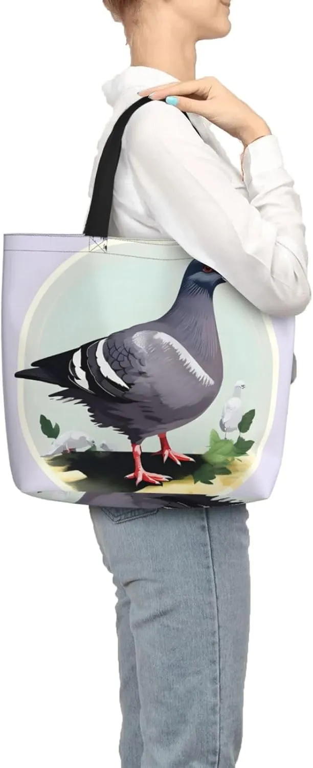 SSIMOO One Purple Plum Butterfly Trendy Fashion Shopping Bags,Zippered Convenience Bag,Shopping Tote And Shoulder Bag
