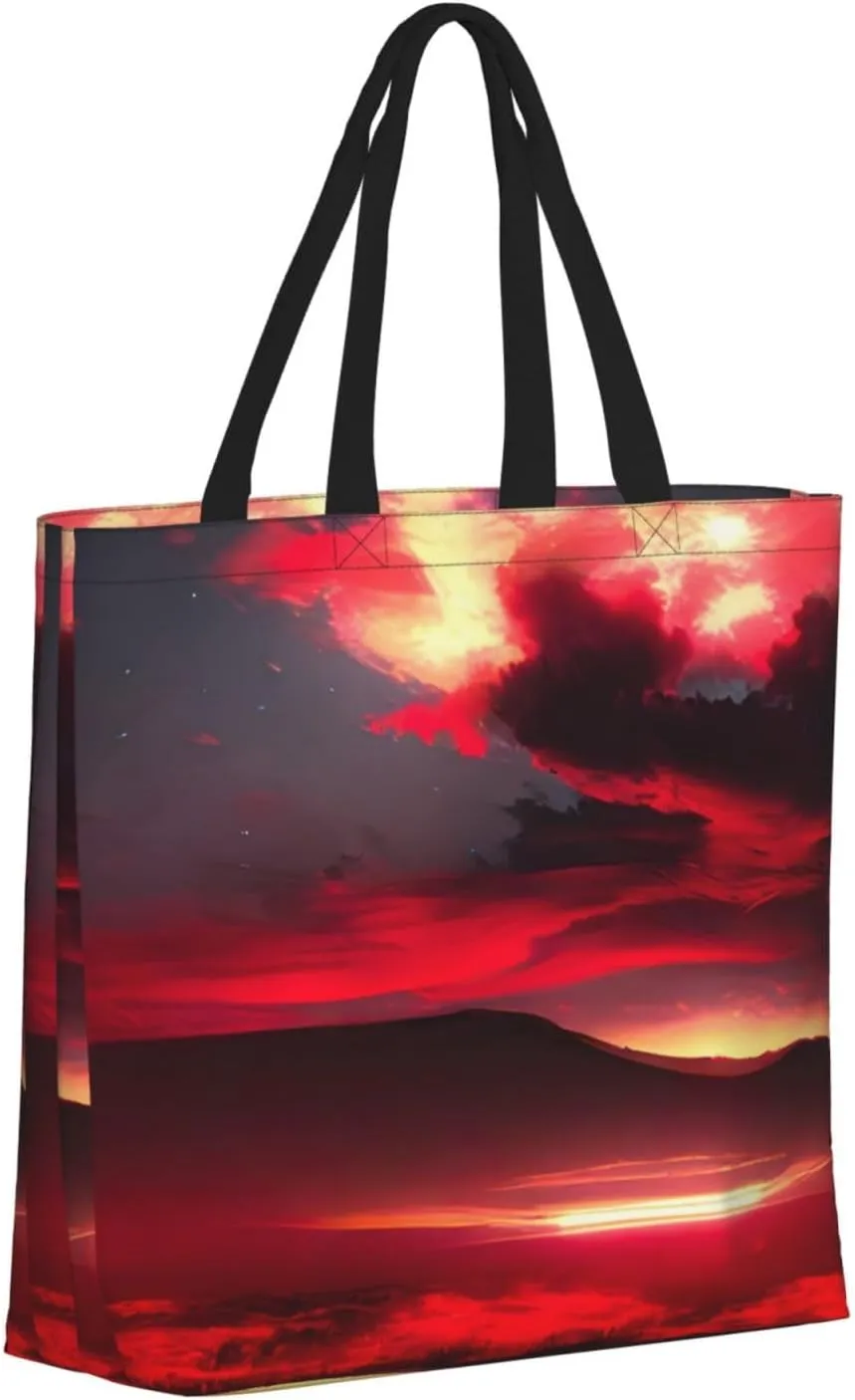 SSIMOO White Daisy Stylish Zipper Shopping Bags,Shoulder Bag,The Perfect Blend Of Style And Convenience