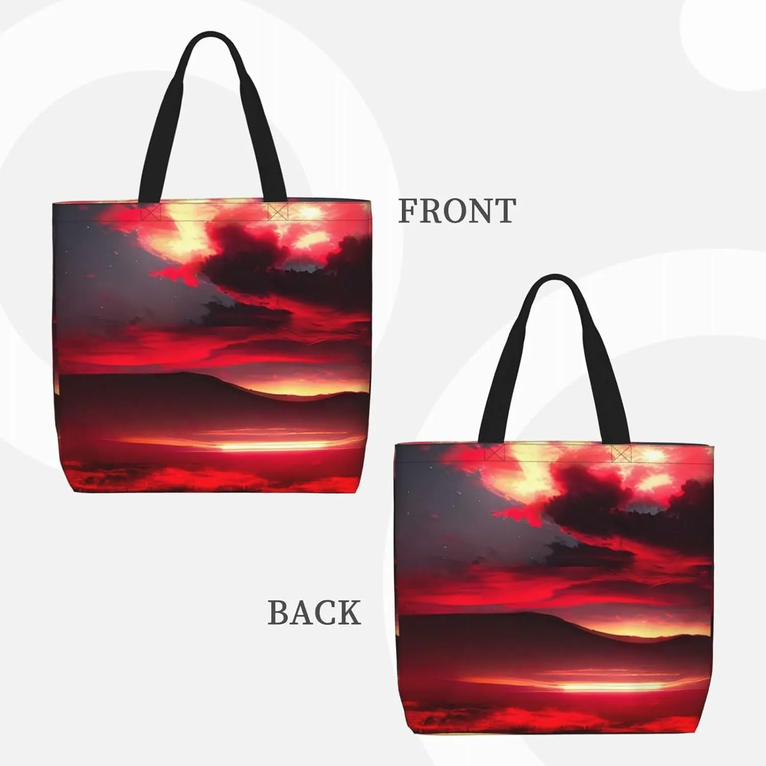 SSIMOO White Daisy Stylish Zipper Shopping Bags,Shoulder Bag,The Perfect Blend Of Style And Convenience