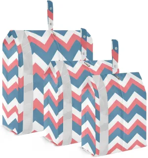 Streaks Striped Packing Cubes for Travel 3 Set Compression Expandable Luggage Packing Organizers for Carry on Suitcase Travel Essentials Luggage Organizer Bags Set