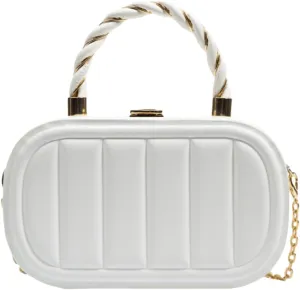 Stylish Minimalist Box Bag - Chain Shoulder & Crossbody Purse,Large Capacity & Quality Hardware,Gift for Christmas