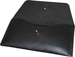 Succor Genuine Leather Cash Envelopes Wallet For Men, Money Bag Pouch, Reusable Budget Envelope, Retro Clutch Wallet, For Men and Women, Black
