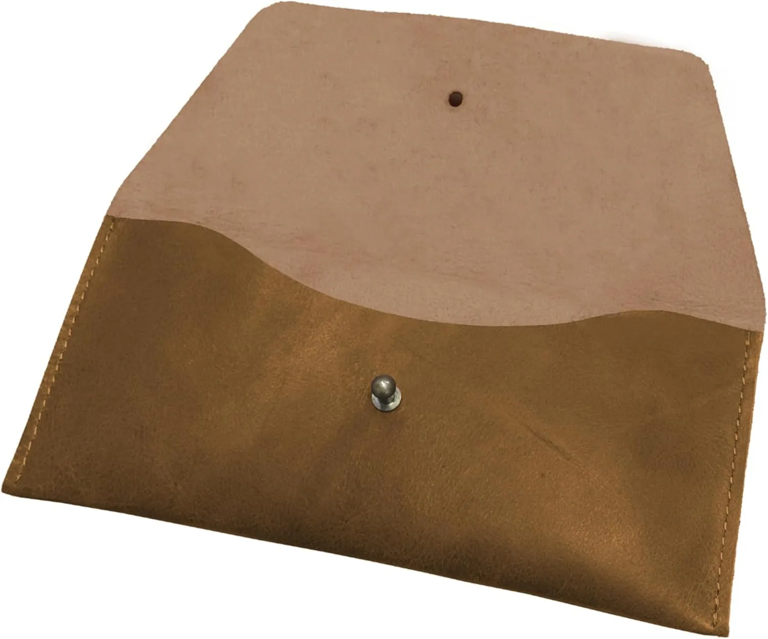 Succor Genuine Leather Money Cash Envelopes-Pencil Pouch-Money Holder-Budget Envelope-Minimalist Design-Retro Clutch-Cash Utility-For Men and Women-(Hunter Brown)
