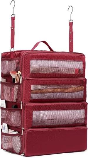 Suitcase Organizer Travel Bags Organizer for Luggage Compression Hanging Packing Cubes for Travel Carry on Closet (Bag Only)