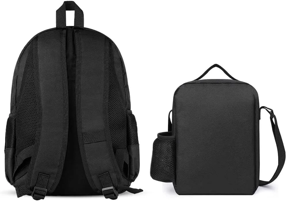 Supdreamc Adults Rucksacks Sets - Psychedelic Goat Skull Art Carry On Bag Shoulder Book Bags   Lunch Bag   Pencil Case Travel Rucksack, Gym Outdoor Bag Backpack