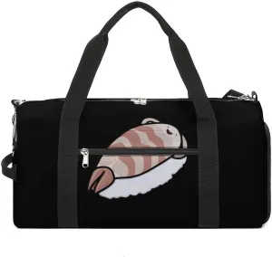 Sushi Bed Gym Duffle Bag Waterproof Travel Bag Small for Sports and Weekend Getaway