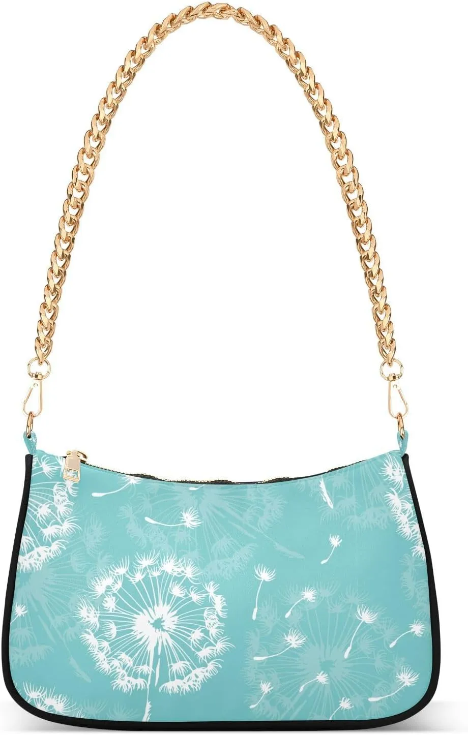 susiyo Shoulder Bag for Women Beautiful Dandelions Small Shoulder Purse Bags Cute Hobo Tote Handbag Mini Clutch Purse