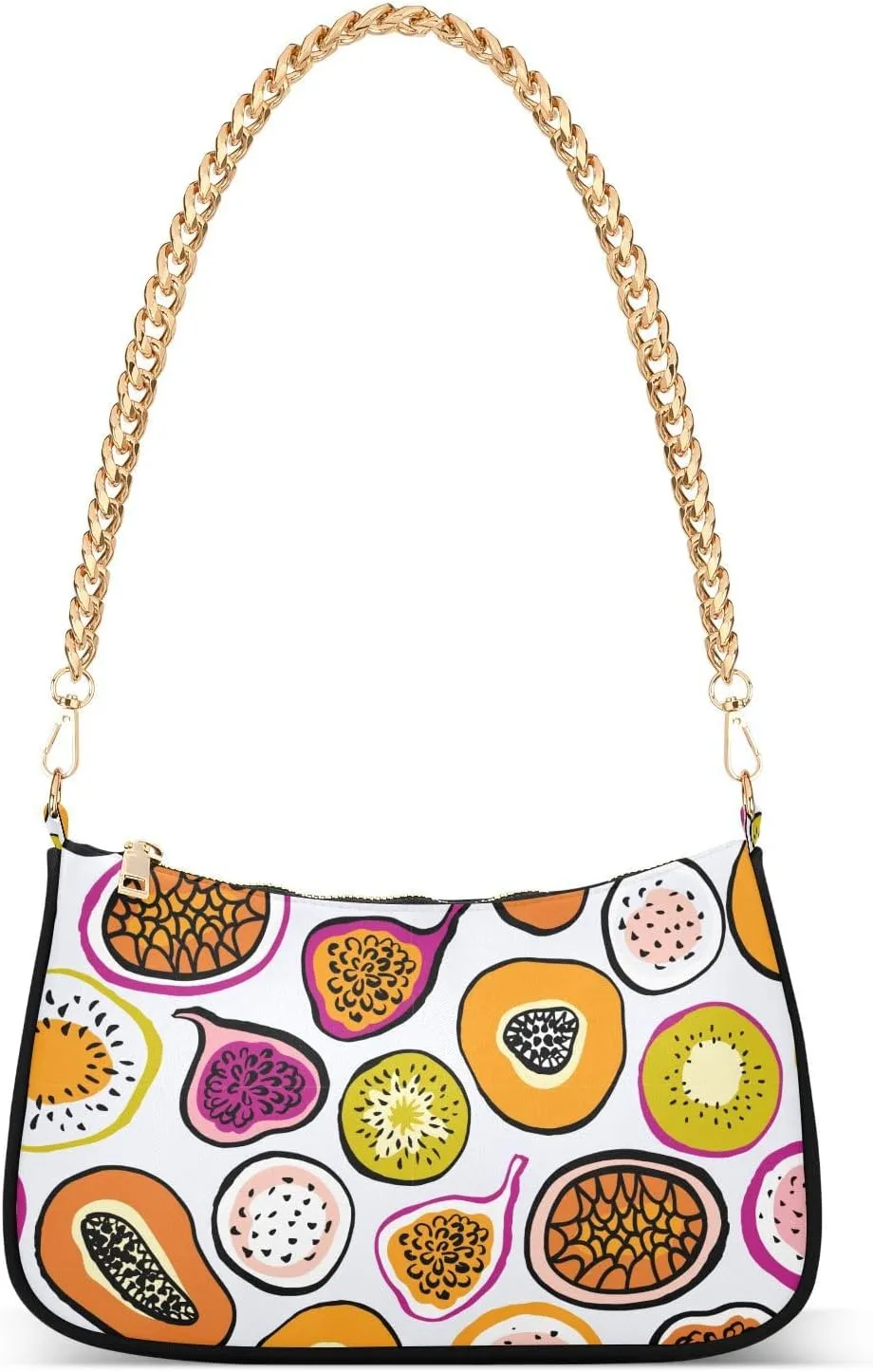 susiyo Shoulder Bag for Women Fruit Slices Small Shoulder Purse Bags Cute Hobo Tote Handbag Mini Clutch Purse