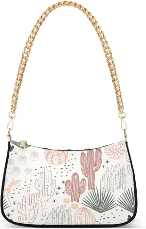 susiyo Shoulder Bag for Women Mexican Cacti Succulents Small Shoulder Purse Bags Cute Hobo Tote Handbag Mini Clutch Purse