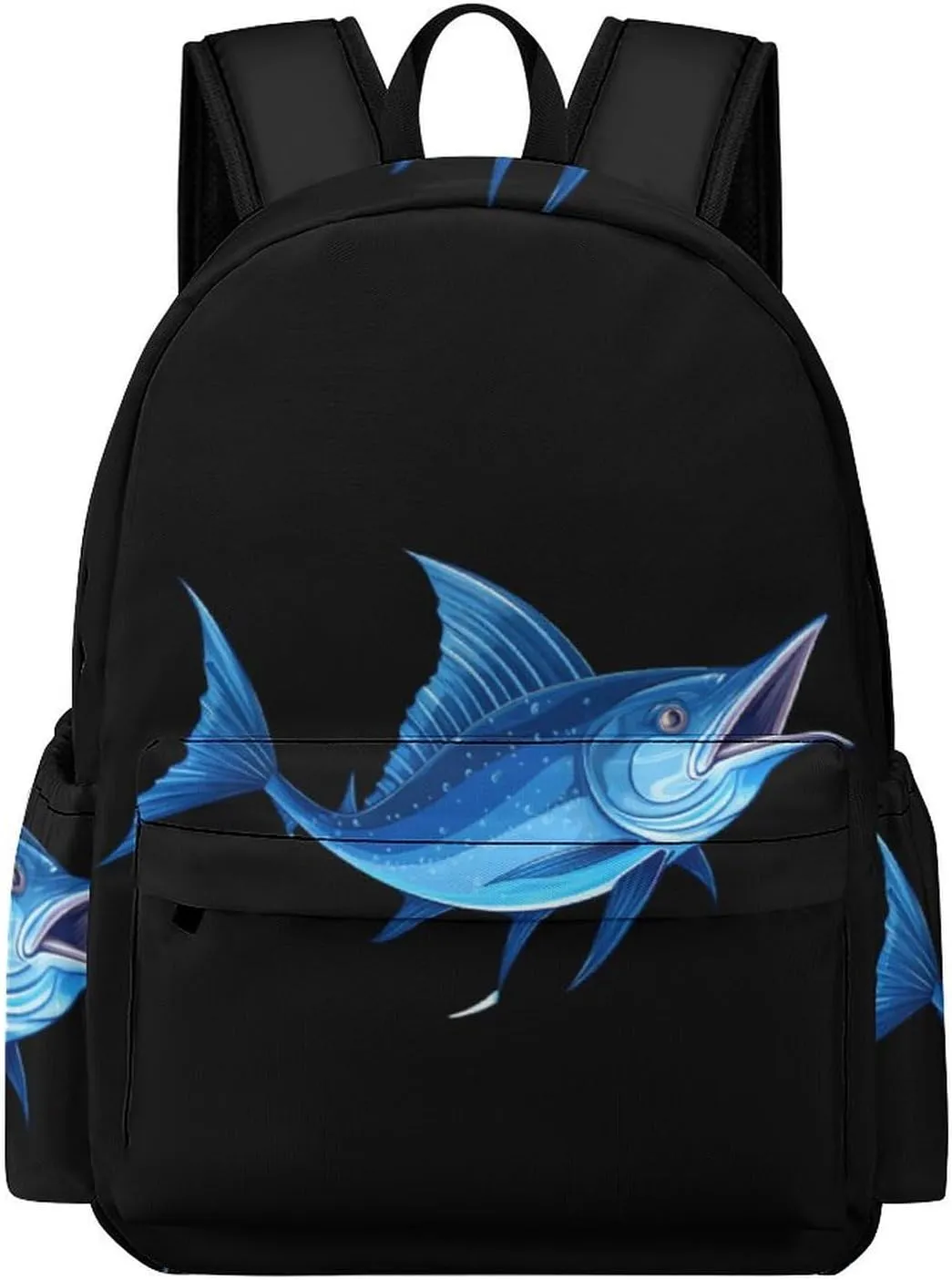 Swordfish Marlin Sailfish Backpack Printed Laptop Backpack Carry on Backpack Casual Shoulder Bag for Women Men