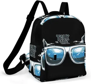 Talk To Me Goosees Mini Backpack Print Shoulder Bag Casual Daypack Handbags Purse for Women