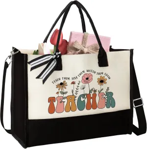 Teacher Appreciation Gifts - Birthday, Christmas, End of Year Gift Ideas - Canvas Tote Bag