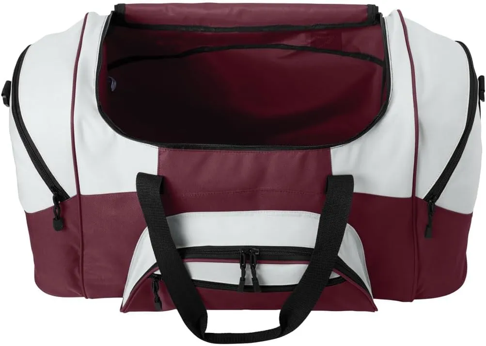 Texas A&M Duffel Bag Deluxe Texas A&M Suitcase or Sports Gear Bag (Maroon)