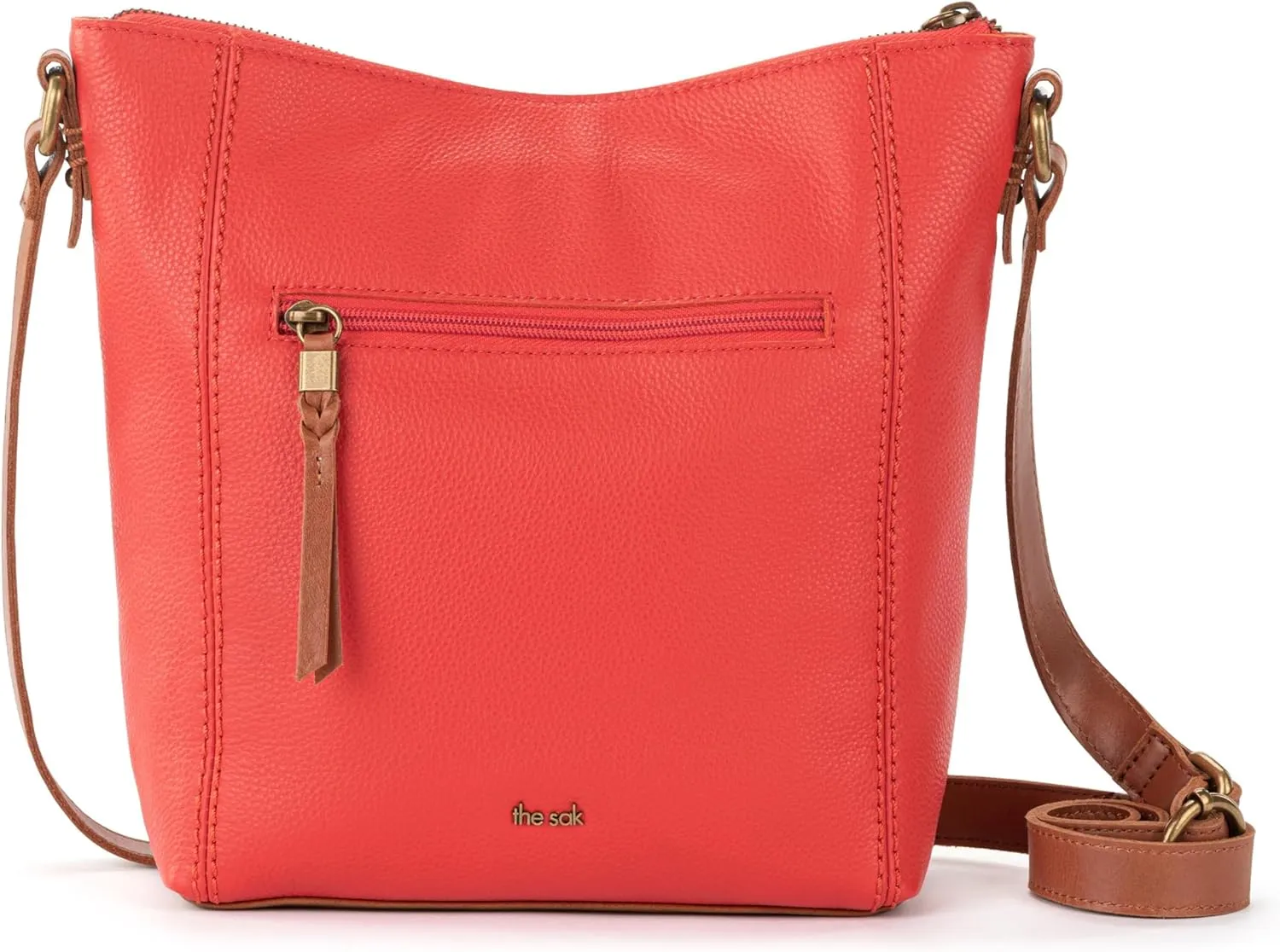 The Sak Ashland Crossbody Purse - Women's Leather Handbag For Everyday & Travel - Cross Body With Adjustable Shoulder Strap
