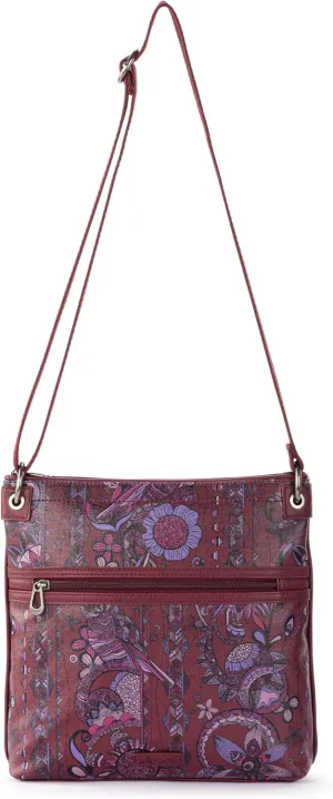 The Sak Esperato Nylon Flat Crossbody in Eco Twill, Adjustable Repreve Webbing Strap