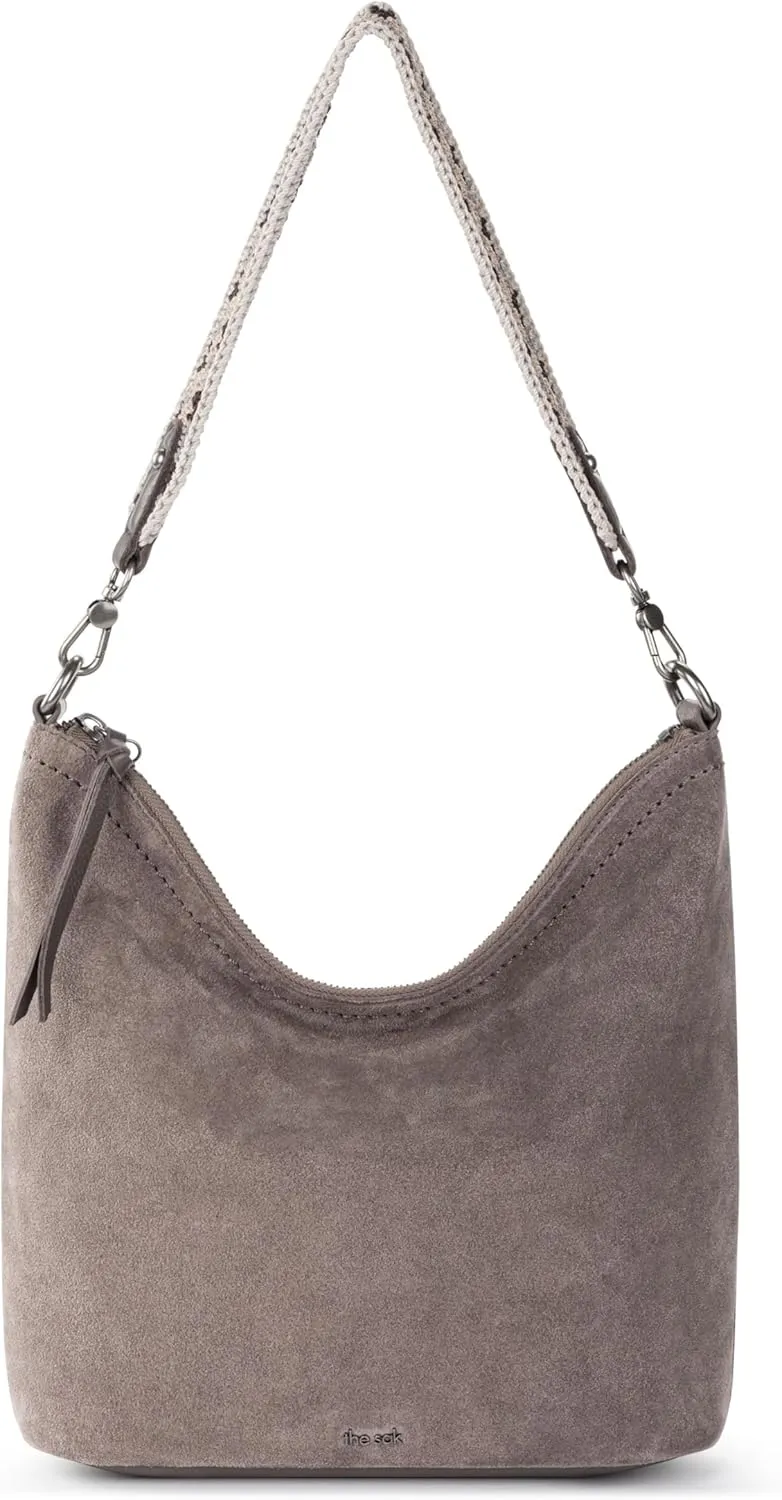 The Sak Jasmine Bucket Crossbody - Women's Leather Purse For Everyday & Travel - Cross Body Handbag With Zipper Closure