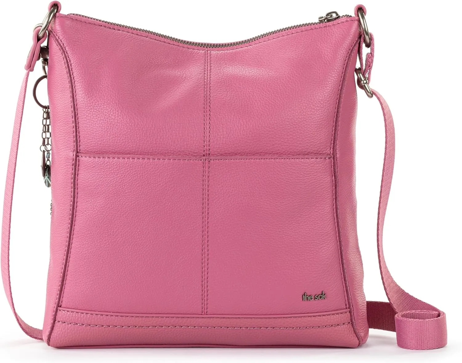 The Sak Lucia Crossbody Bag in Leather, Convertible Purse with Adjustable Strap